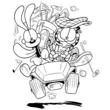 Desenho Garfield (Desenhos Animados e Séries Animadas) #26282 para imprimir e colorir