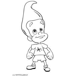 Desenhos para colorir: Jimmy Neutron - Páginas para Colorir Imprimíveis Gratuitamente