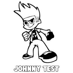Imagem para colorir de Johnny Test (Desenhos Animados e Séries Animadas) #203260, fácil de imprimir