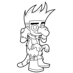 Desenho Johnny Test (Desenhos Animados e Séries Animadas) #203265 para imprimir e colorir