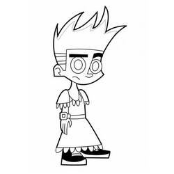 Desenho para colorir Johnny Test (Desenhos Animados e Séries Animadas) #203267, atividade criativa divertida