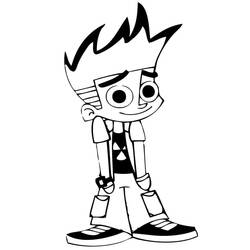 Imagem para colorir de Johnny Test (Desenhos Animados e Séries Animadas) #203268, fácil de imprimir