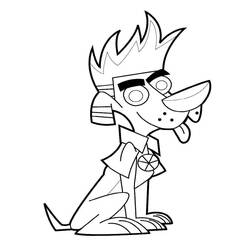 Desenho imprimível de Johnny Test (Desenhos Animados e Séries Animadas) #203271 para pintar e colorir