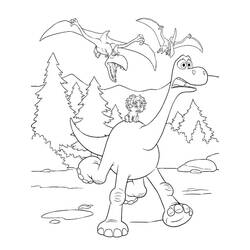 Desenhos para colorir: Le Voyage d’Arlo - Páginas para Colorir Imprimíveis Gratuitamente