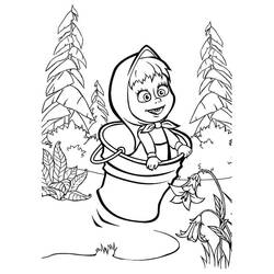 Desenhos para colorir: Masha e the Bear - Páginas para Colorir Imprimíveis Gratuitamente