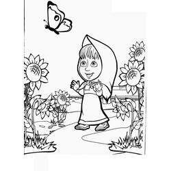 Desenho Masha e the Bear (Desenhos Animados e Séries Animadas) #215916 para imprimir e colorir
