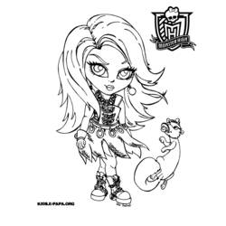 Página para colorir: Monster High (Desenhos Animados e Séries Animadas) #24837 - Páginas para Colorir Imprimíveis Gratuitamente