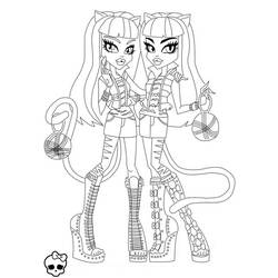 Desenhos para colorir: Monster High - Páginas para Colorir Imprimíveis Gratuitamente
