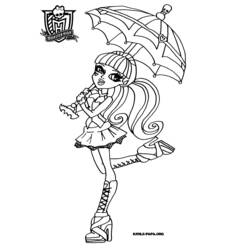 Página para colorir: Monster High (Desenhos Animados e Séries Animadas) #24881 - Páginas para Colorir Imprimíveis Gratuitamente