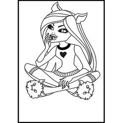 Página para colorir: Monster High (Desenhos Animados e Séries Animadas) #24985 - Páginas para Colorir Imprimíveis Gratuitamente