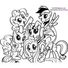 Desenhos para colorir: My Little Pony - Páginas para Colorir Imprimíveis Gratuitamente