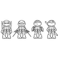 Desenhos para colorir: Ninja Turtle - Páginas para Colorir Imprimíveis Gratuitamente