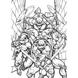 Desenho Ninja Turtle (Desenhos Animados e Séries Animadas) #183777 para imprimir e colorir