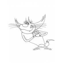 Desenho para colorir Oggy e the Cockroaches (Desenhos Animados e Séries Animadas) #37907, atividade criativa divertida