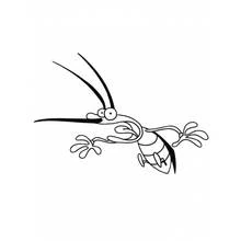 Desenho imprimível de Oggy e the Cockroaches (Desenhos Animados e Séries Animadas) #37939 para pintar e colorir