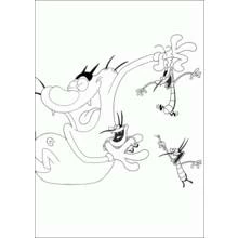 Imagem para colorir de Oggy e the Cockroaches (Desenhos Animados e Séries Animadas) #37989, fácil de imprimir