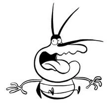 Desenho Oggy e the Cockroaches (Desenhos Animados e Séries Animadas) #37993 para imprimir e colorir