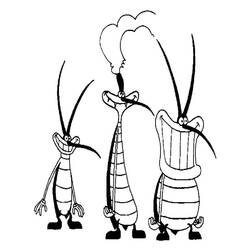 Desenhos para colorir: Oggy e the Cockroaches - Páginas para Colorir Imprimíveis Gratuitamente