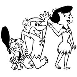 Desenho Os Flintstones (Desenhos Animados e Séries Animadas) #29635 para imprimir e colorir