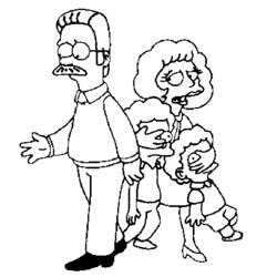 Desenho para colorir Os Simpsons (Desenhos Animados e Séries Animadas) #23819, atividade criativa divertida
