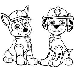 Desenho Paw Patrol (Desenhos Animados e Séries Animadas) #178139 para imprimir e colorir