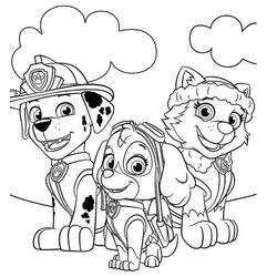 Desenho Paw Patrol (Desenhos Animados e Séries Animadas) #178163 para imprimir e colorir