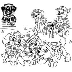Desenho Paw Patrol (Desenhos Animados e Séries Animadas) #178165 para imprimir e colorir