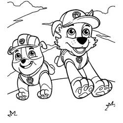 Desenho Paw Patrol (Desenhos Animados e Séries Animadas) #178183 para imprimir e colorir