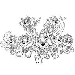 Desenhos para colorir: Paw Patrol Super Pups - Páginas para Colorir Imprimíveis Gratuitamente