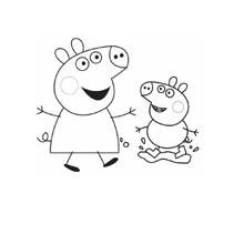 Desenho Peppa Pig (Desenhos Animados e Séries Animadas) #44008 para imprimir e colorir