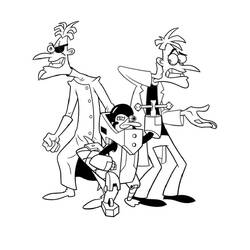 Desenhos para colorir: Phineas e Ferb - Páginas para Colorir Imprimíveis Gratuitamente