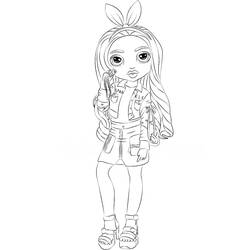Desenhos para colorir: Rainbow High - Páginas para Colorir Imprimíveis Gratuitamente