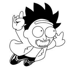Desenho Rick e Morty (Desenhos Animados e Séries Animadas) #208237 para imprimir e colorir