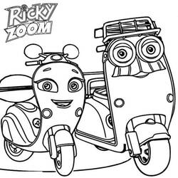 Desenhos para colorir: Ricky Zoom - Páginas para Colorir Imprimíveis Gratuitamente