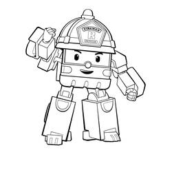 Desenhos para colorir: Robocar Poli - Páginas para Colorir Imprimíveis Gratuitamente