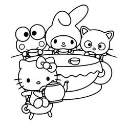 Desenhos para colorir: Sanrio - Páginas para Colorir Imprimíveis Gratuitamente