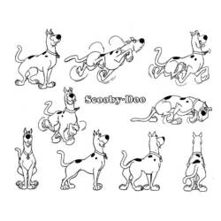 Desenho Scooby Doo (Desenhos Animados e Séries Animadas) #31483 para imprimir e colorir