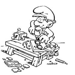 Desenho Smurfs (Desenhos Animados e Séries Animadas) #34633 para imprimir e colorir