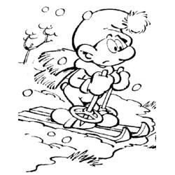 Desenho Smurfs (Desenhos Animados e Séries Animadas) #34817 para imprimir e colorir