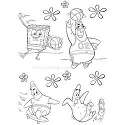 Desenho SquareBob SquarePants (Desenhos Animados e Séries Animadas) #33486 para imprimir e colorir