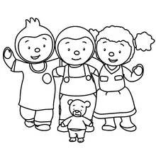 Desenhos para colorir: Tchoupi e Doudou - Páginas para Colorir Imprimíveis Gratuitamente
