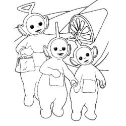 Página para colorir: Teletubbies (Desenhos Animados e Séries Animadas) #49710 - Páginas para Colorir Imprimíveis Gratuitamente