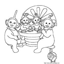 Página para colorir: Teletubbies (Desenhos Animados e Séries Animadas) #49743 - Páginas para Colorir Imprimíveis Gratuitamente