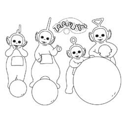Página para colorir: Teletubbies (Desenhos Animados e Séries Animadas) #49817 - Páginas para Colorir Imprimíveis Gratuitamente