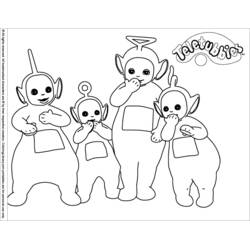 Página para colorir: Teletubbies (Desenhos Animados e Séries Animadas) #49829 - Páginas para Colorir Imprimíveis Gratuitamente