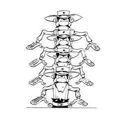 Página para colorir: The Daltons (Desenhos Animados e Séries Animadas) #213399 - Páginas para Colorir Imprimíveis Gratuitamente