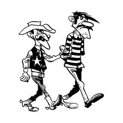 Página para colorir: The Daltons (Desenhos Animados e Séries Animadas) #213400 - Páginas para Colorir Imprimíveis Gratuitamente