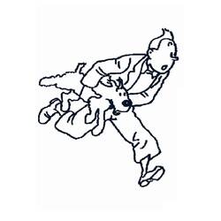 Desenho Tintin (Desenhos Animados e Séries Animadas) #185980 para imprimir e colorir