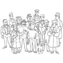Desenhos para colorir: Tintin - Páginas para Colorir Imprimíveis Gratuitamente