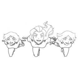 Desenho Totally Spies (Desenhos Animados e Séries Animadas) #194975 para imprimir e colorir